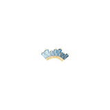 Enlighten – Blue Topaz Ombré – 14K Gold Threadless End - piercing - zone.com