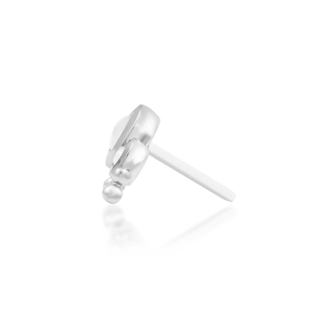 Envee – Moonstone Arc Trio – 14K Gold Threadless End - piercing - zone.com