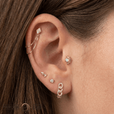 Eos - 18K Gold Faux-pal Threadless/Threaded End - piercing-zone.com