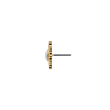 Eos - 18K Gold Faux-pal Threadless/Threaded End - piercing-zone.com
