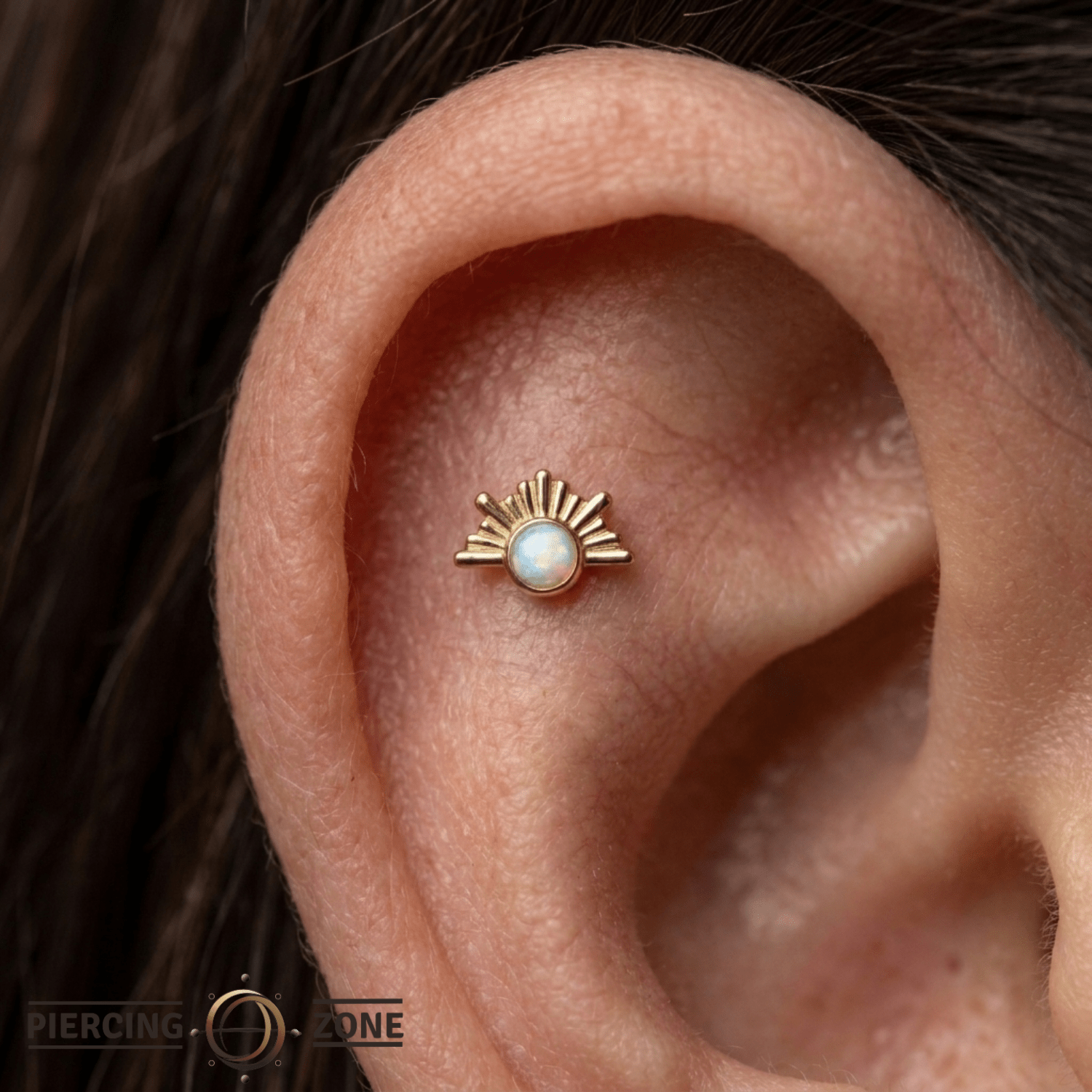 Eos - 18K Gold Faux-pal Threadless/Threaded End - piercing-zone.com