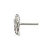 Equestrian – 14K Gold Threadless/Threaded End - piercing - zone.com