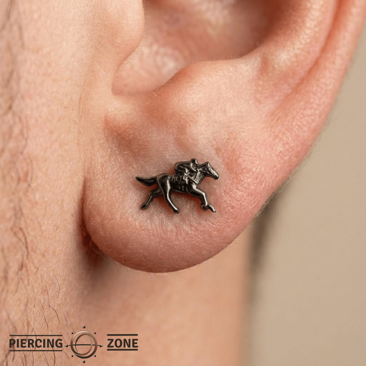 Equestrian – 14K Gold Threadless/Threaded End - piercing - zone.com
