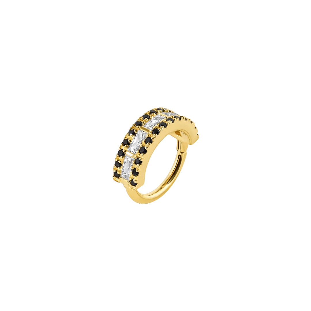 Eros Clicker - 14K/18K Gold Gem Clicker Ring - piercing - zone.com