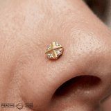 Esquina – 14K Gold Threadless/Threaded End - piercing - zone.com