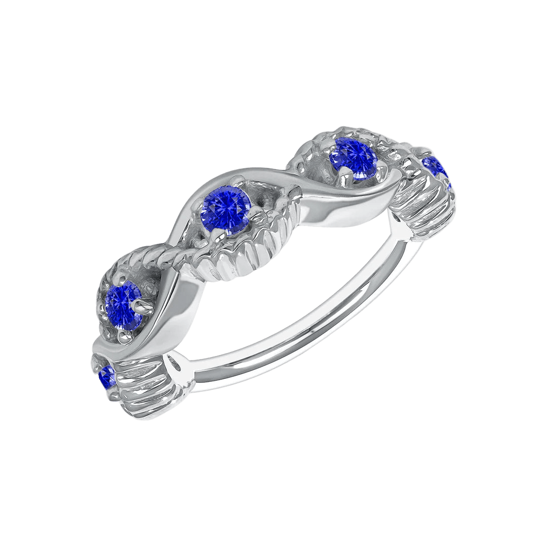 Estella Seamless Ring – 14K Gold Radiant Gem Cluster - piercing - zone.com