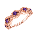 Estella Seamless Ring – 14K Gold Radiant Gem Cluster - piercing-zone.com