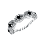 Estella Seamless Ring – 14K Gold Radiant Gem Cluster - piercing - zone.com