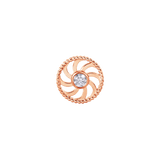 Eternity – 14K Gold Threadless/Threaded End - piercing - zone.com