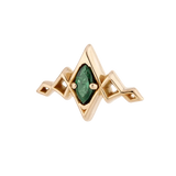 Ethereal - 14K Gold Threadless/Threaded End