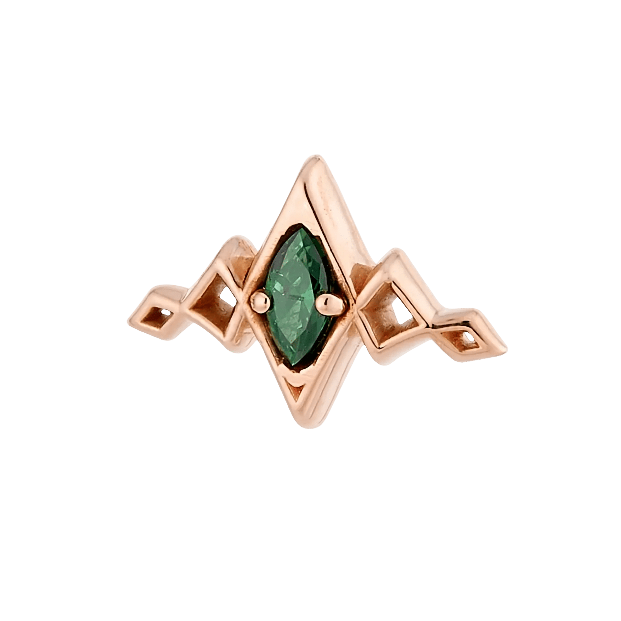 Ethereal - 14K Gold Threadless/Threaded End - piercing - zone.com
