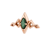 Ethereal - 14K Gold Threadless/Threaded End - piercing - zone.com