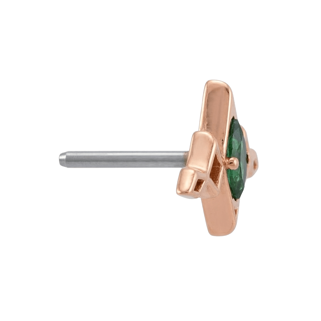Ethereal - 14K Gold Threadless/Threaded End - piercing - zone.com