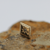Etoile – Diamond Starburst – 14K Gold Threadless End - piercing - zone.com