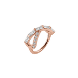 Evermore Clicker - 14K/18K Gold Gem Clicker Ring - piercing-zone.com