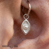 Evil Eye – 14K & 18K Gold Charm - piercing - zone.com