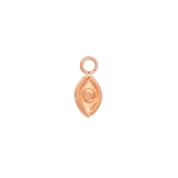 Evil Eye Charm – 14K Gold Dangle - piercing - zone.com