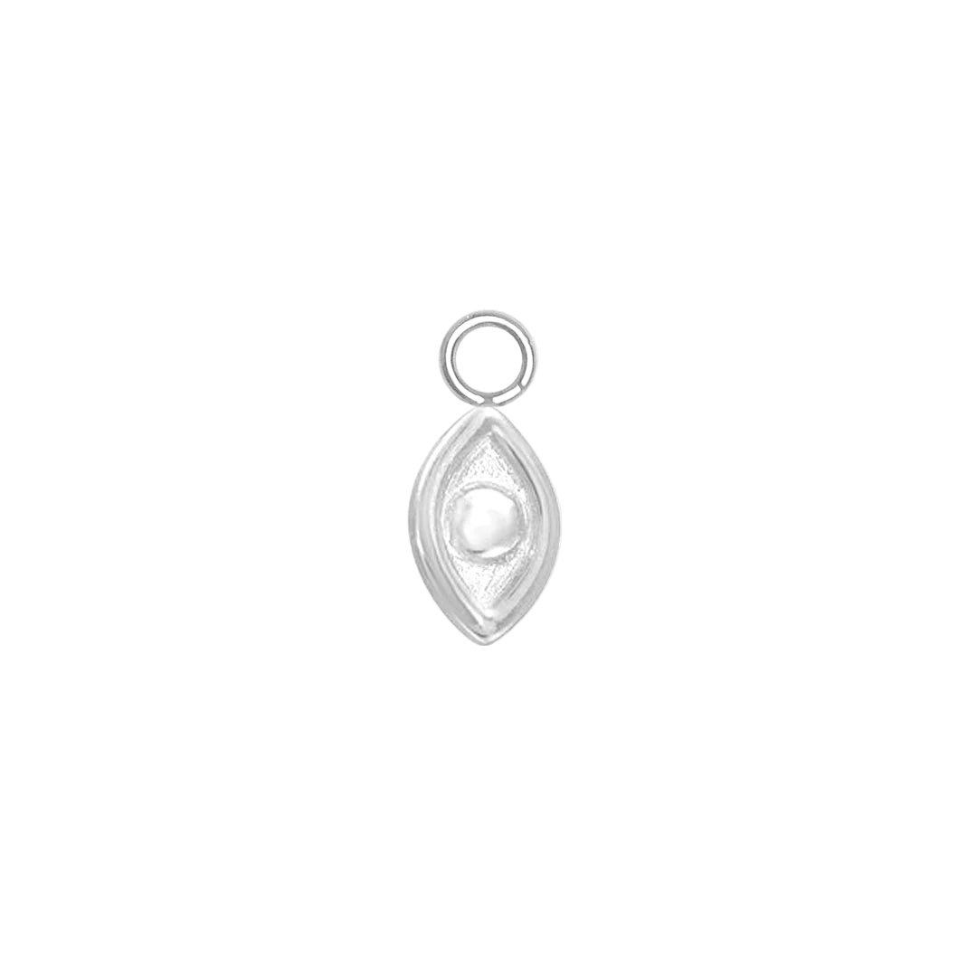 Evil Eye Charm – 14K Gold Dangle - piercing - zone.com