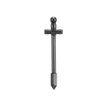 Excalibur Sword - 14K Gold Straight Barbell - piercing - zone.com