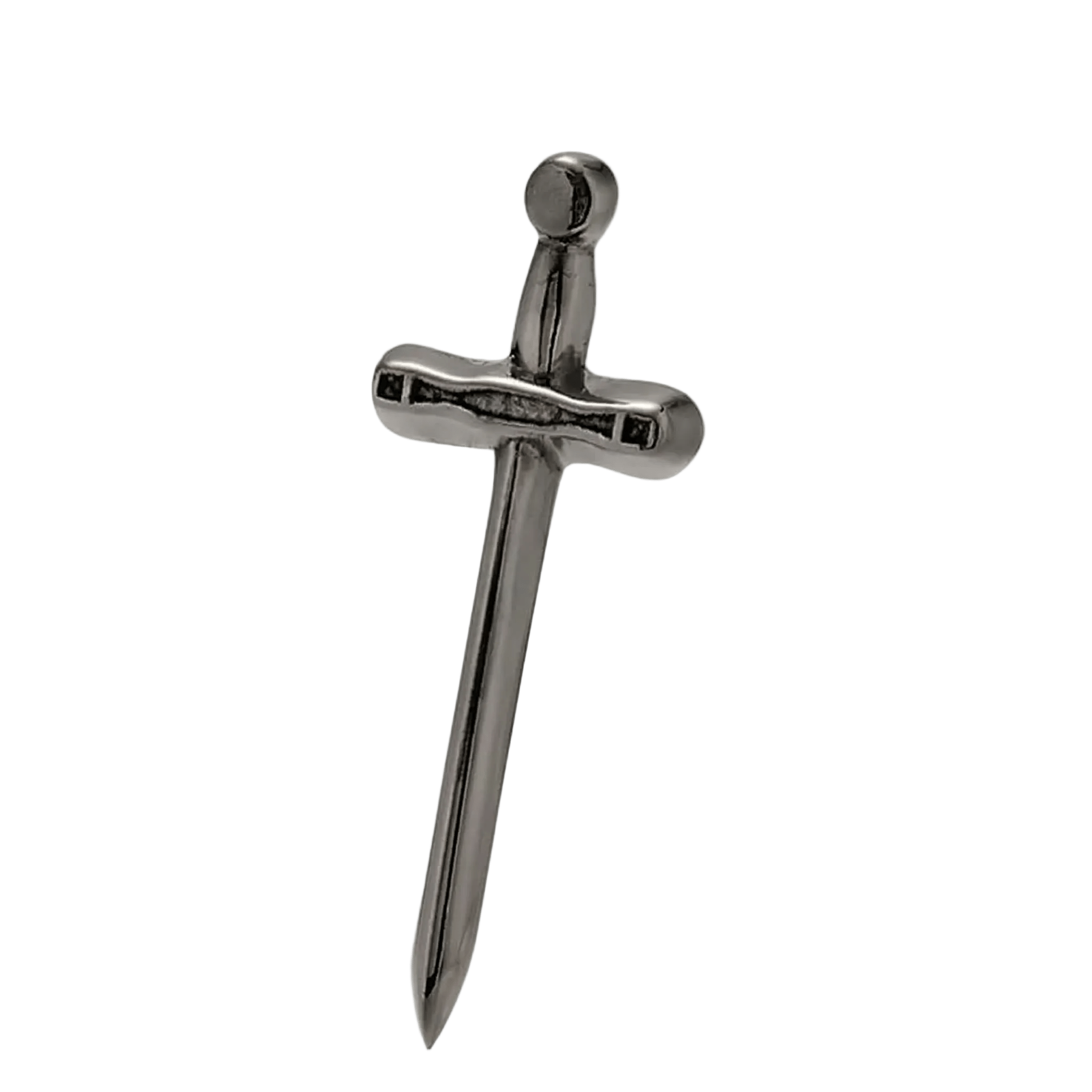 Excalibur Sword – 14K Gold Threadless/Threaded End - piercing - zone.com