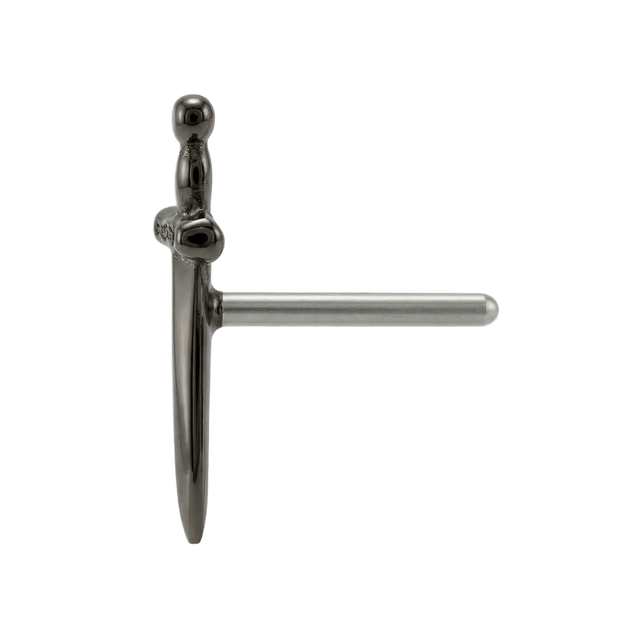 Excalibur Sword – 14K Gold Threadless/Threaded End - piercing - zone.com