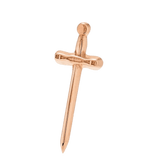 Excalibur Sword – 14K Gold Threadless/Threaded End - piercing - zone.com
