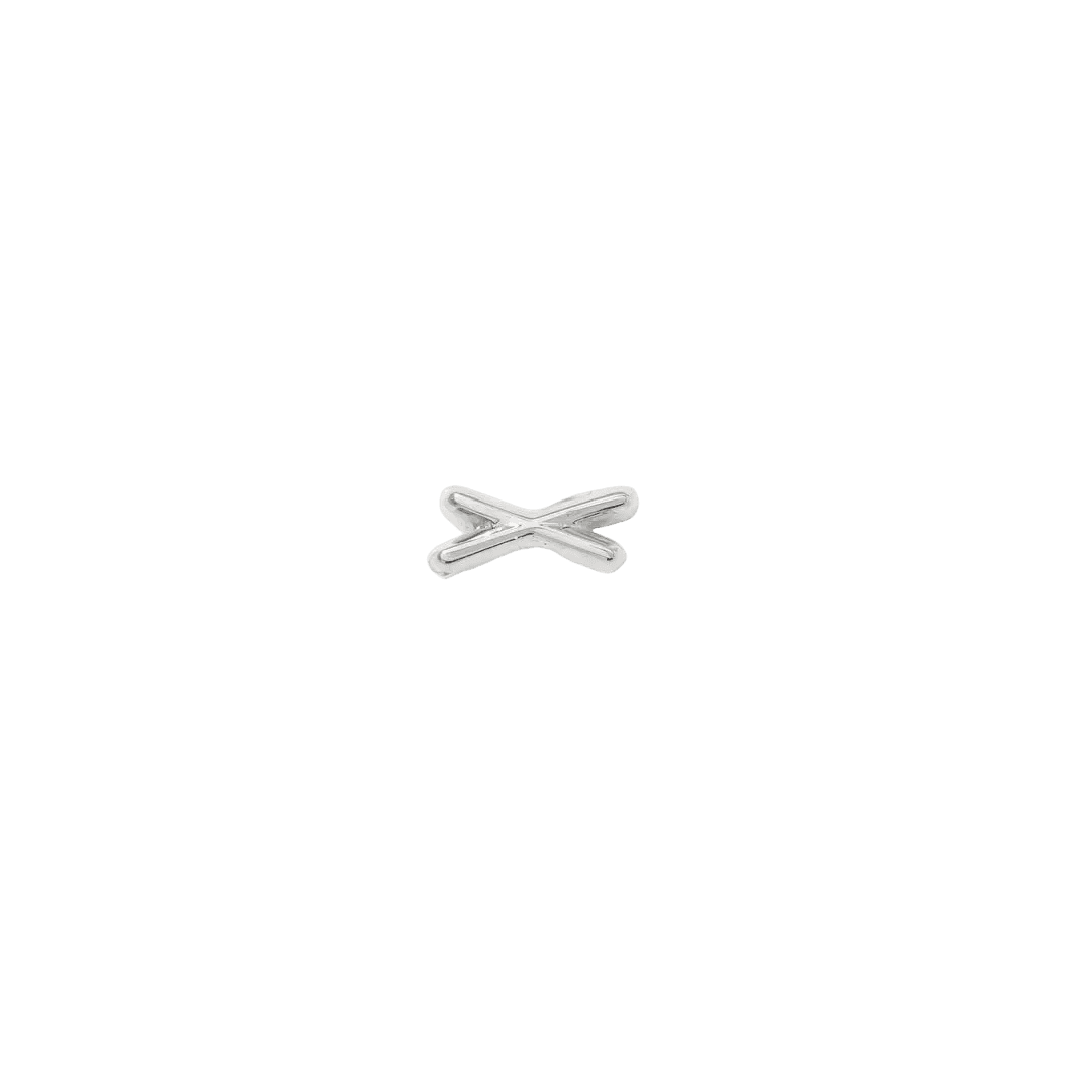 Excite Pin - 14K Gold X Threadless End - piercing - zone.com