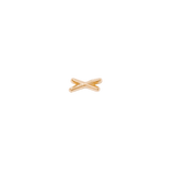 Excite Pin - 14K Gold X Threadless End - piercing - zone.com