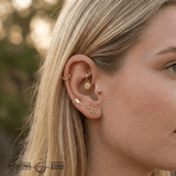 Eye of Providence – 14K & 18K Gold Charm - piercing - zone.com