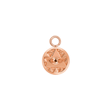 Eye of Providence Charm – 14K Gold Dangle - piercing - zone.com