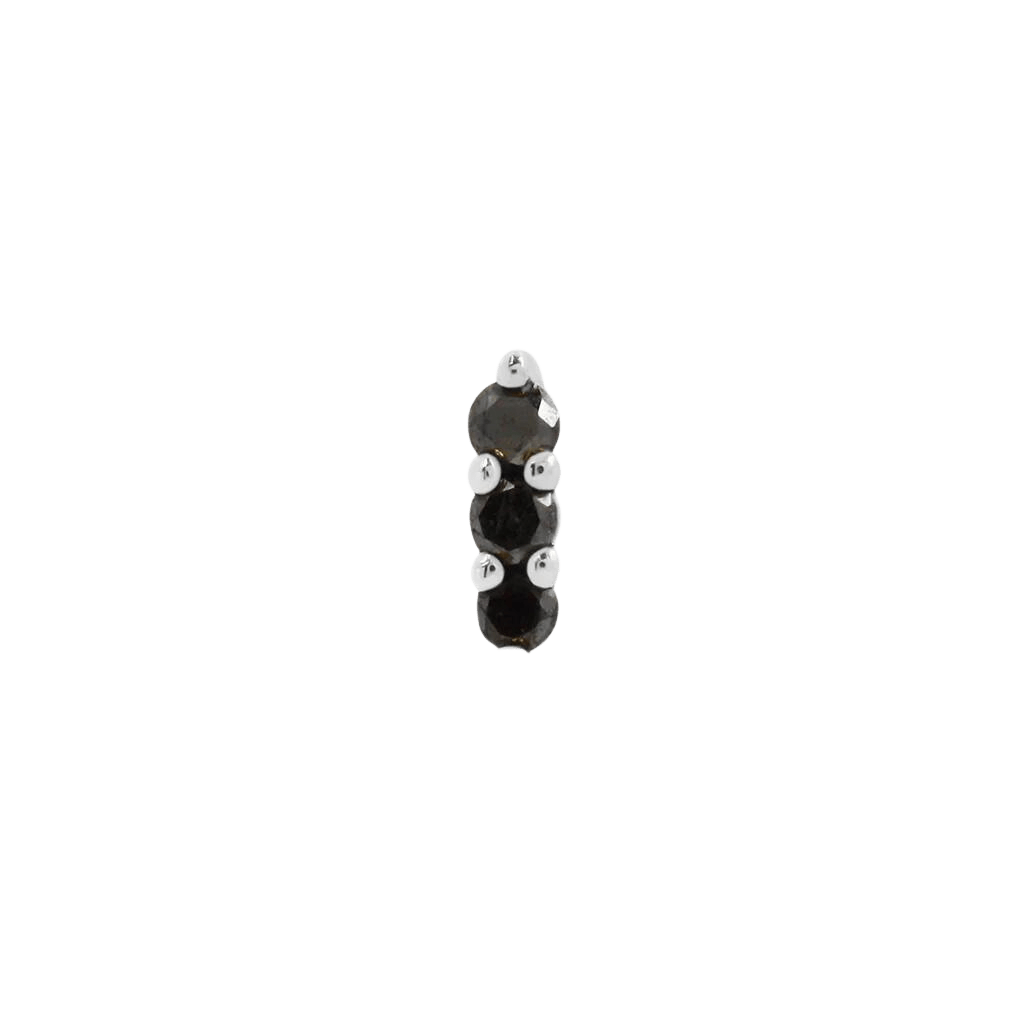 MISHKA PRONG 3 - BLACK DIAMOND - THREADLESS END piercing-zone.com