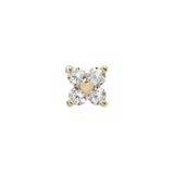 CORAZON SWAROVSKI CZ - THREADLESS END piercing-zone.com