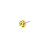 Iris – 14K Gold Birthstone Triangle Threadless End
