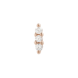 Mishka 3 – 14K Gold Genuine Diamond Threadless End