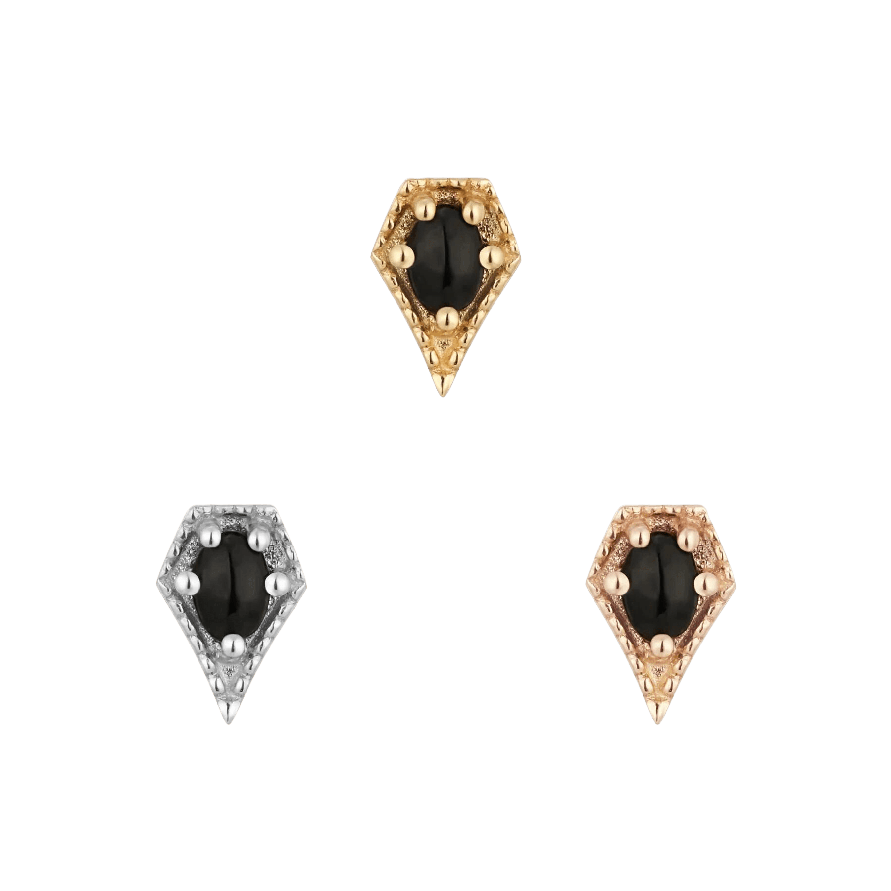 CADENCE - BLACK SPINEL - THREADLESS END piercing-zone.com