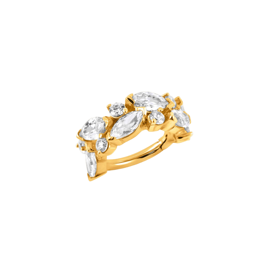Faina Clicker – 14K & 18K Gold - piercing - zone.com