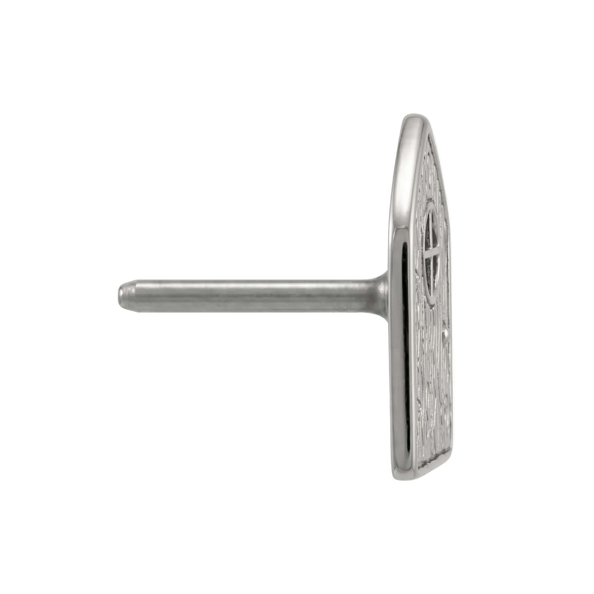 Fairy Door - 14K Gold Threadless/Threaded End - piercing - zone.com