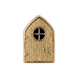 Fairy Door - 14K Gold Threadless/Threaded End - piercing - zone.com
