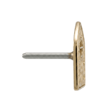 Fairy Door - 14K Gold Threadless/Threaded End - piercing - zone.com