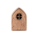Fairy Door - 14K Gold Threadless/Threaded End - piercing - zone.com