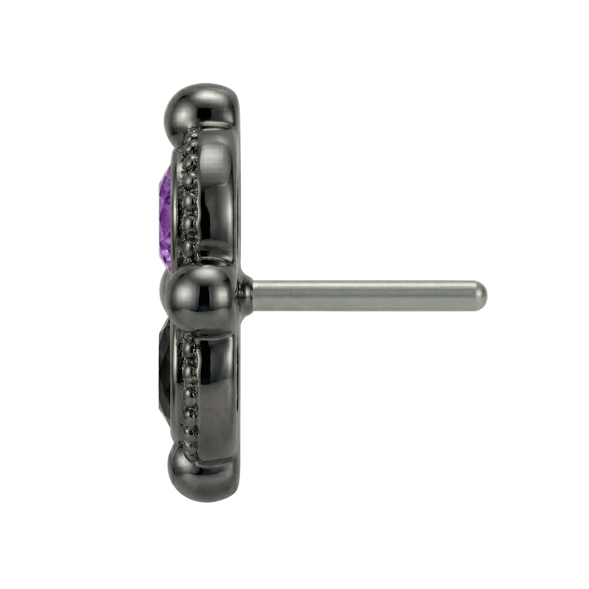 Fancy - 14K Gold Threadless/Threaded - piercing - zone.com
