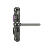 Fancy - 14K Gold Threadless/Threaded - piercing - zone.com
