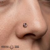 Fancy - 14K Gold Threadless/Threaded - piercing - zone.com