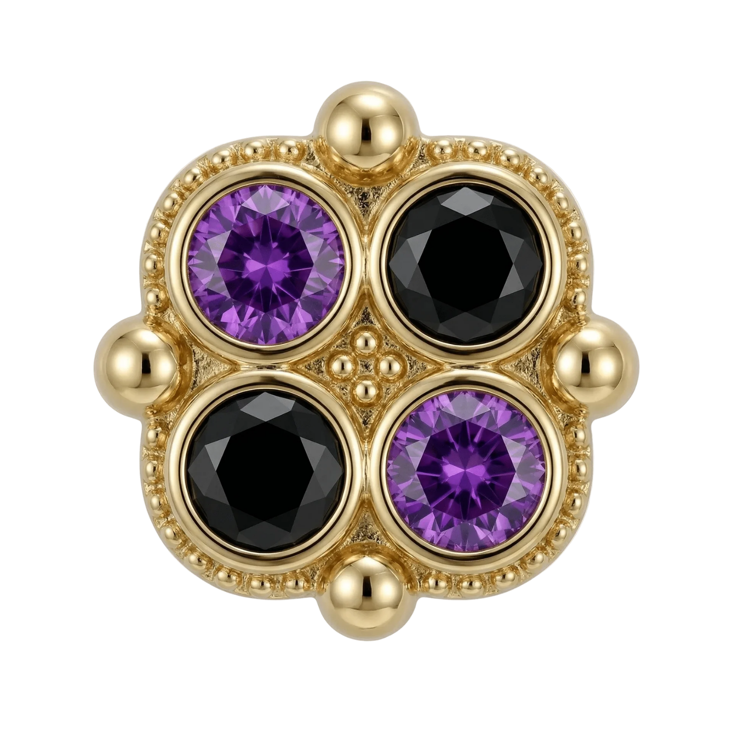 Fancy - 14K Gold Threadless/Threaded