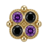 Fancy - 14K Gold Threadless/Threaded