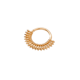 Fatale Continuous Ring - 14K Gold Seamless Ring - piercing - zone.com