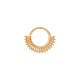 Fatale Continuous Ring - 14K Gold Seamless Ring - piercing - zone.com
