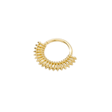 Fatale Continuous Ring - 14K Gold Seamless Ring - piercing - zone.com