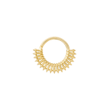 Fatale Continuous Ring - 14K Gold Seamless Ring - piercing - zone.com