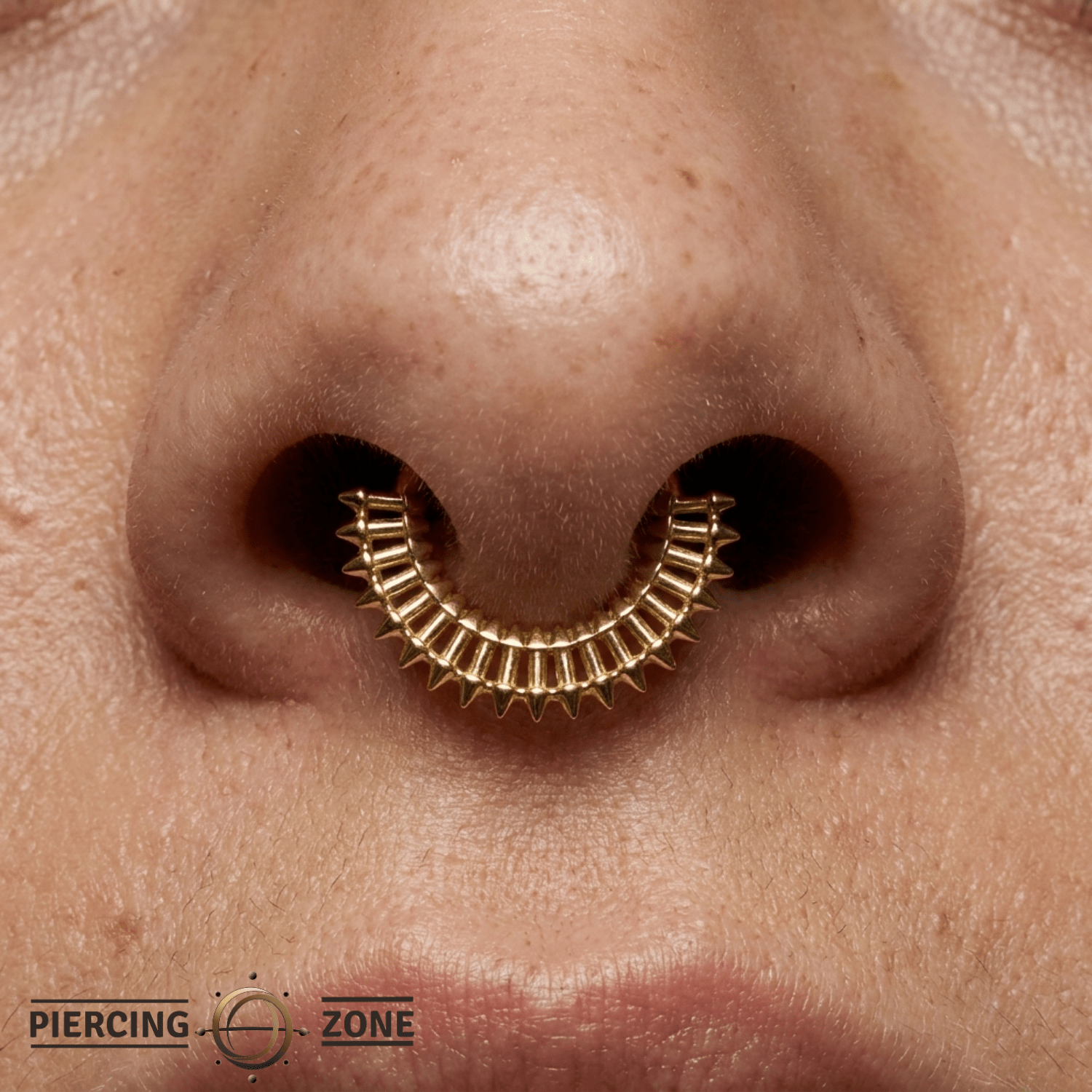 Fatale Continuous Ring - 14K Gold Seamless Ring - piercing - zone.com